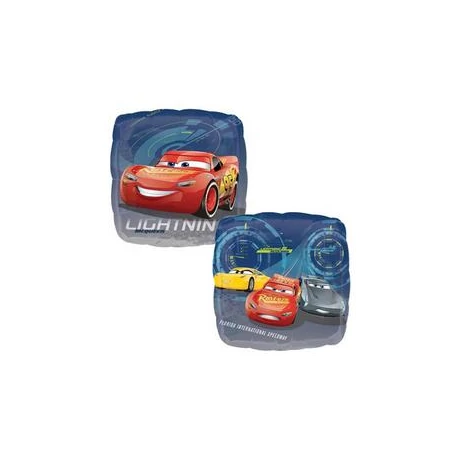 17 inch-es Cars 3 - Lightning McQueen and Friends Kétoldalú Fólia Léggömb