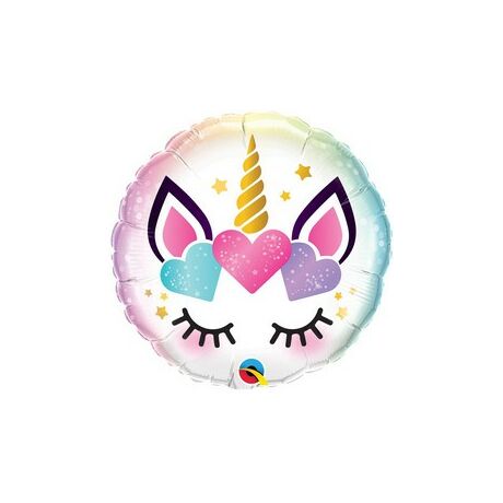 18 inch-es Unicorn eyelashes fólia