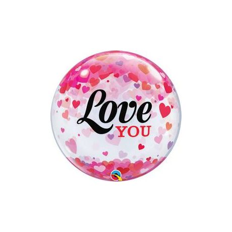 22 inch-es love confetti bubbles lufi