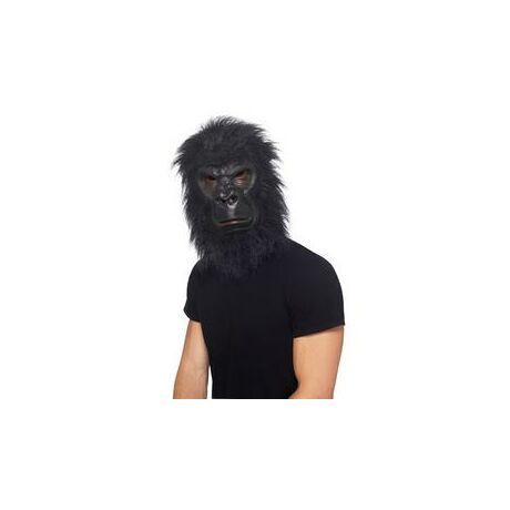 Fekete Szőrös Gorilla Maszk