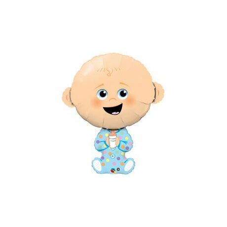 38 inch-es baby boy kisfiús fólia lufi