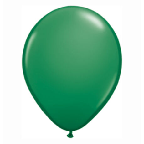 11 inch-es Green (Standard) Kerek Lufi