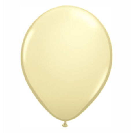 11 inch-es Ivory Silk (Fashion) Kerek Lufi
