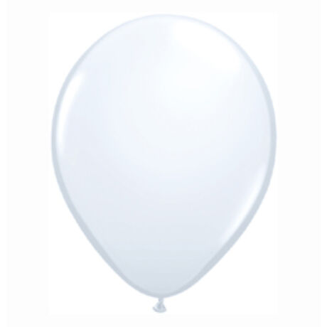 5 inch-es White (Standard) Kerek Lufi
