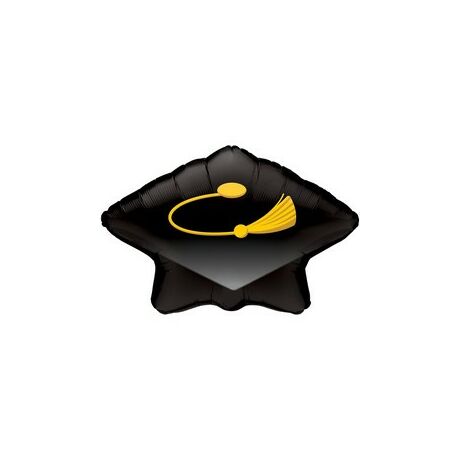 21 inch-es Grad Cap - Ballagási Kalap Mintás Fólia Lufi