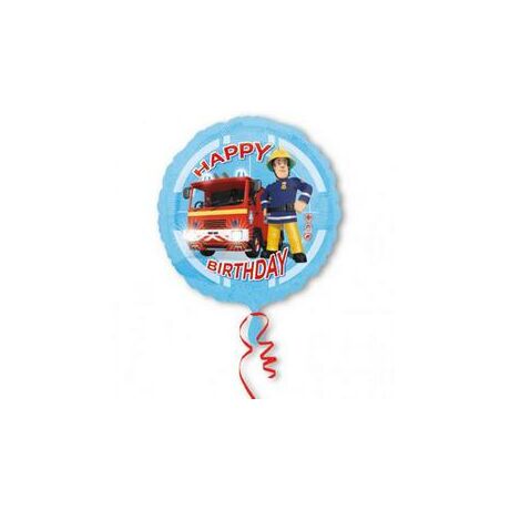 18 inch-es Fireman Sam Happy Birthday Születésnapi Fólia Lufi