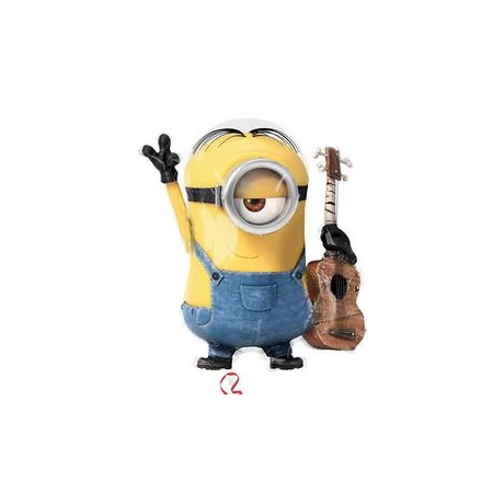 28 inch-es Minion - Gru Despicable Me Stuart Super Shape Fólia Lufi/Léggömb -minyonok