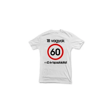 Nem vagyok 60 sebességkorlátozó pólóXL