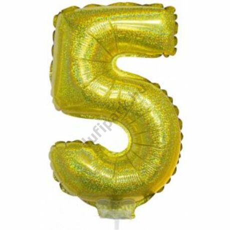 16 inch-es arany 5-ös fólia lufi
