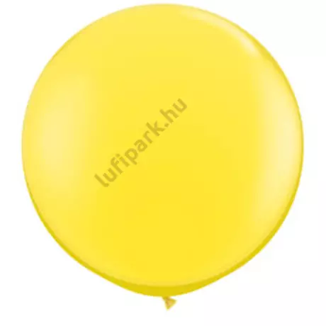 3 Feet-Es Yellow (Standard) Kerek Latex Lufi