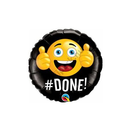 18 inch-es #Done! Fólia Ballagási Léggömb