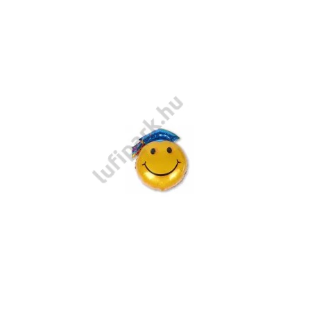 38 inch-es Smile Face Party Grad Ballagási Fólia Léggömb