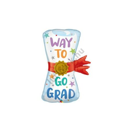 36 inch-es way to go diploma fólia lufi