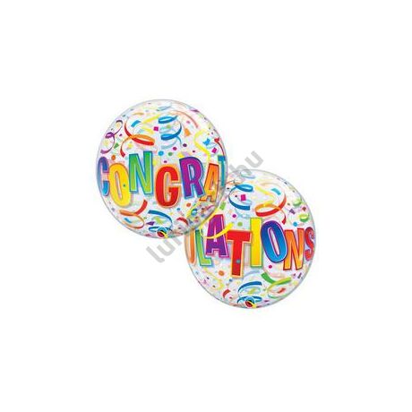 22 inch-es Congratulation around bubble