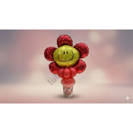 ChocoCup - Red Happy Flower