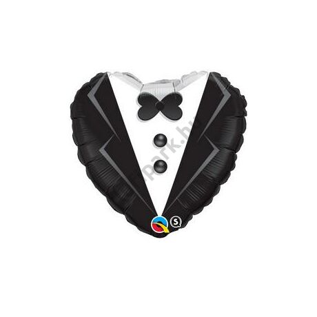 18 inch-es wedding szív alakú fólia lufi