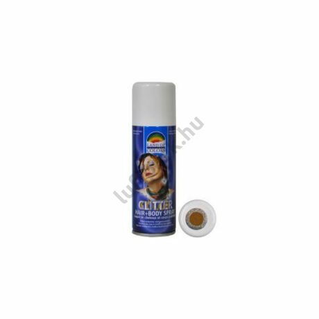 arany glitteres hajspray