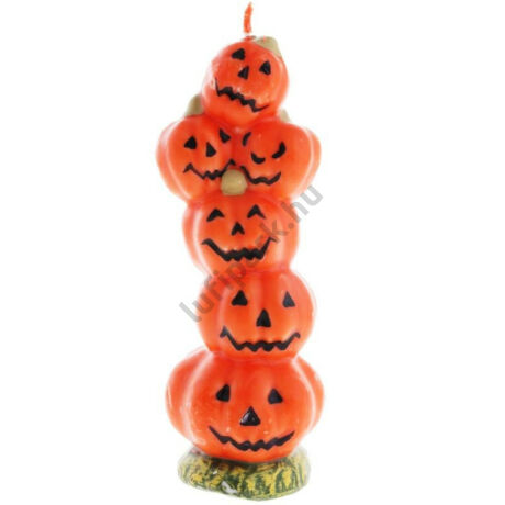 HALLOWEEN GYERTYA, TÖK OSZLOP, 19 CM
