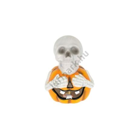 csontváz halloween tök