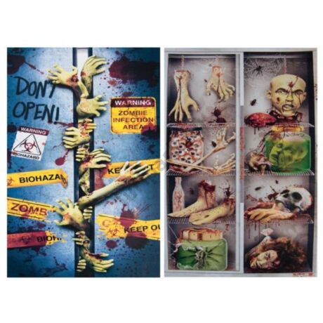 HALLOWEEN AJTÓ-ÜVEGDEKOR