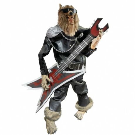 álló farkas gitárral