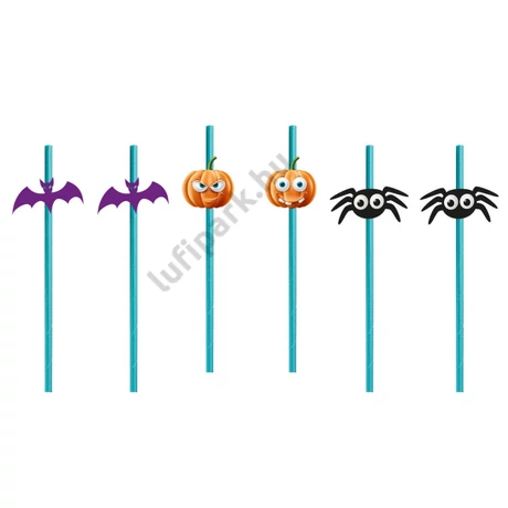 trick or treat szívószál