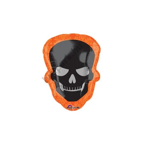 24 inch-es Halloween Skull - Koponyás Fólia Lufi