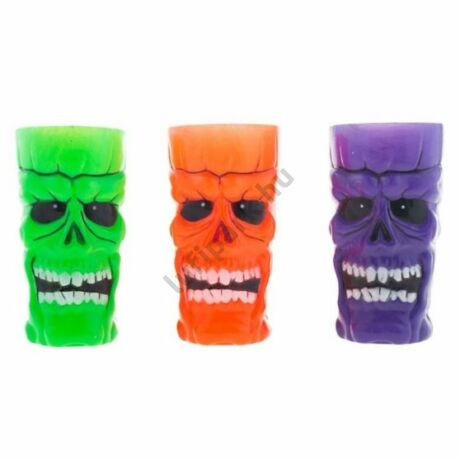 Pohár, műanyag, halloween, 3 színben