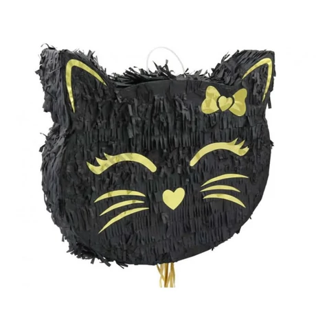 Fekete cica pinata