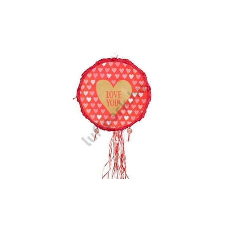 Love You Szív Mintás Pinata Parti Játék
