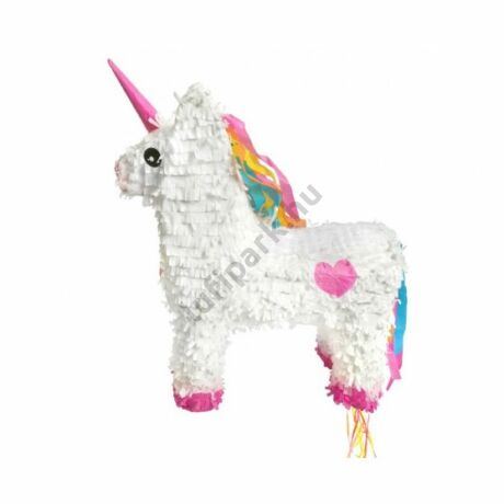 Szivecskés unikornis pinata