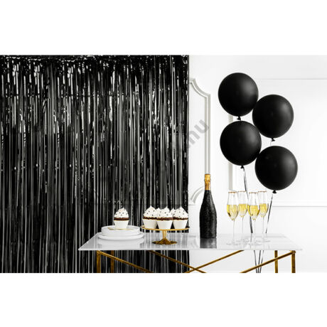Party függöny fekete 100*200 cm