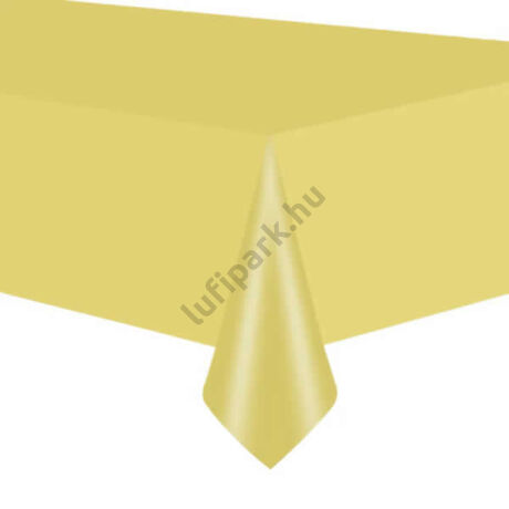 Asztalterítő, króm arany színű, 2,74m x 1,37m