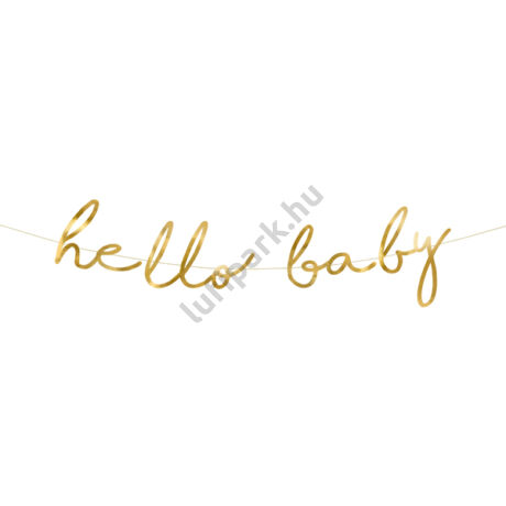 Hello Baby papír füzér
