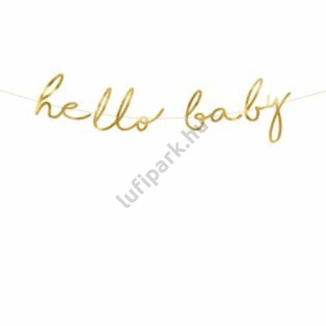 Hello Baby papír füzér