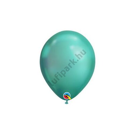 12 inch-es Chrome Green - Zöld Kerek Lufi 