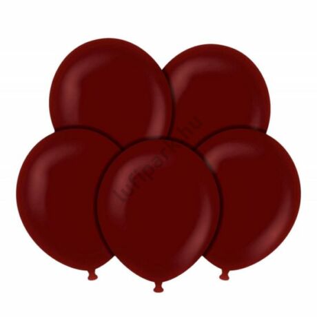 12 inch-es burgundy bordó kerek