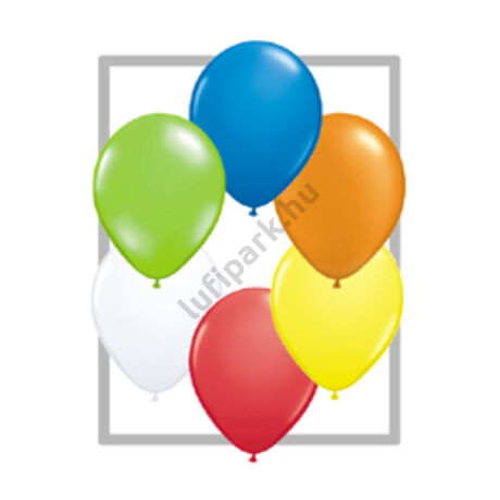 11 inch-es Pastel Assortment Kerek Lufi (100 db/csomag)