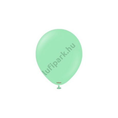 12 inch-es menta/tengerzöld-sea green gumi lufi