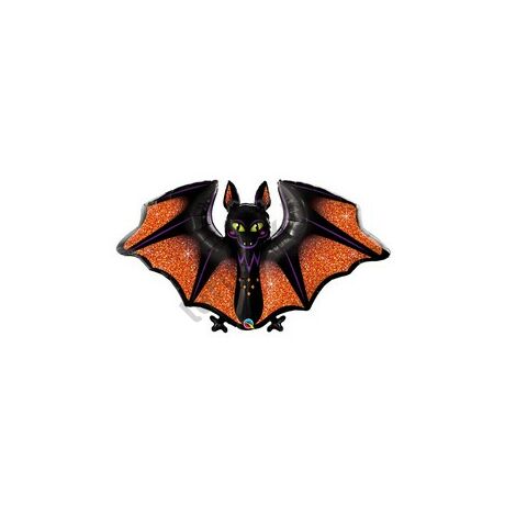 50 inch-es Denevér - Glitzy &amp; Glam Bat Super Shape Fólia Lufi