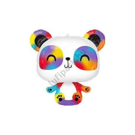 24 inch-es szivárványos panda supershape