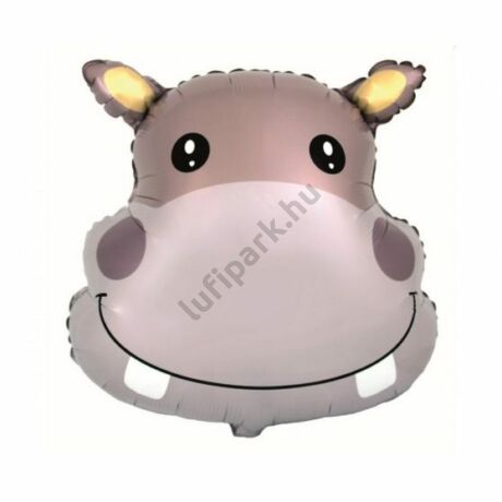 Vízilófej supershape fólia lufi