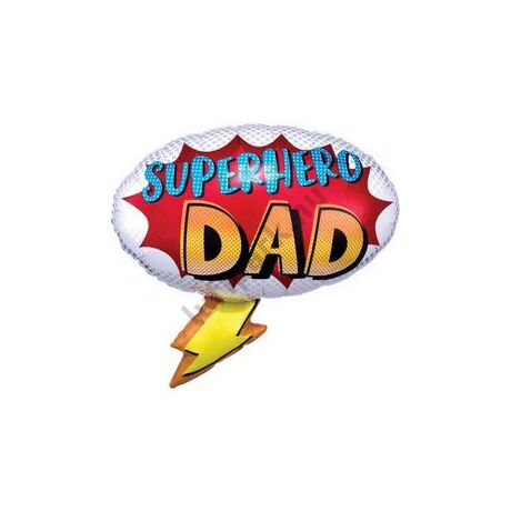 Superhero Dad - Szuperhõs Apa Fólia Lufi Apák Napjára