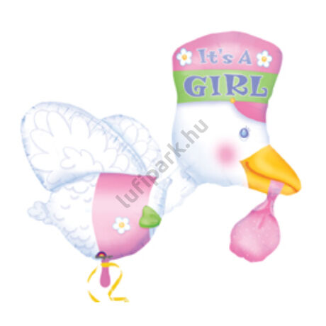 It is a Girl - Bundle of Joy Stork - Sup
