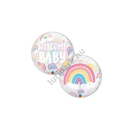 22 inch-es welcome Baby Boho rainbow bubble lufi
