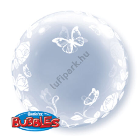 24 inch-es elegant roses and butterflies