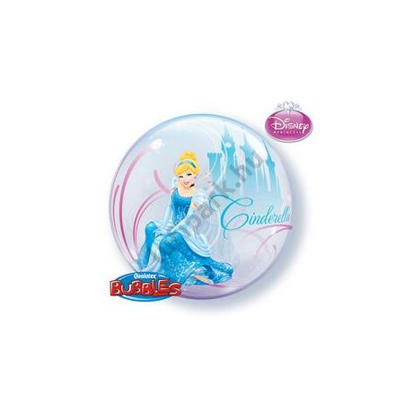 22 inch-es Disney bubbles Cinderella - Hamupipőke lufi