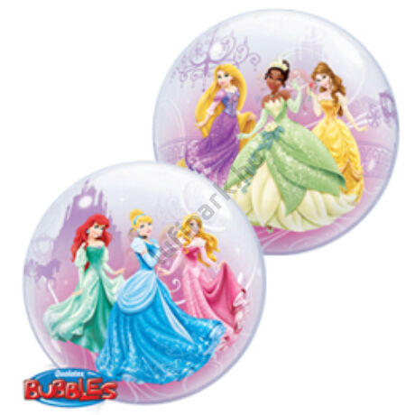 22 inch-es Disney Princess Royal Debut hercegnős bubbles léggömb