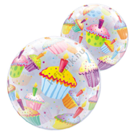 22 inch-es Muffinos - Cupcakes Bubble Léggömb