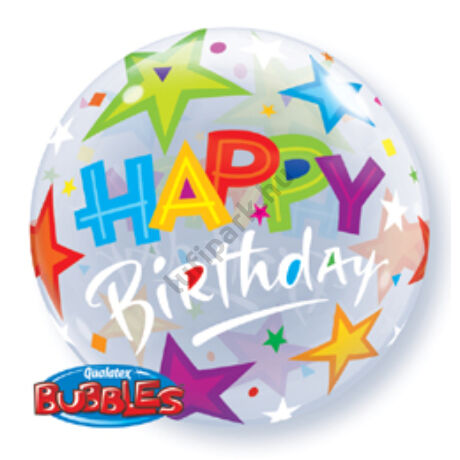 22 inch-es brilliant stars birthday bubb